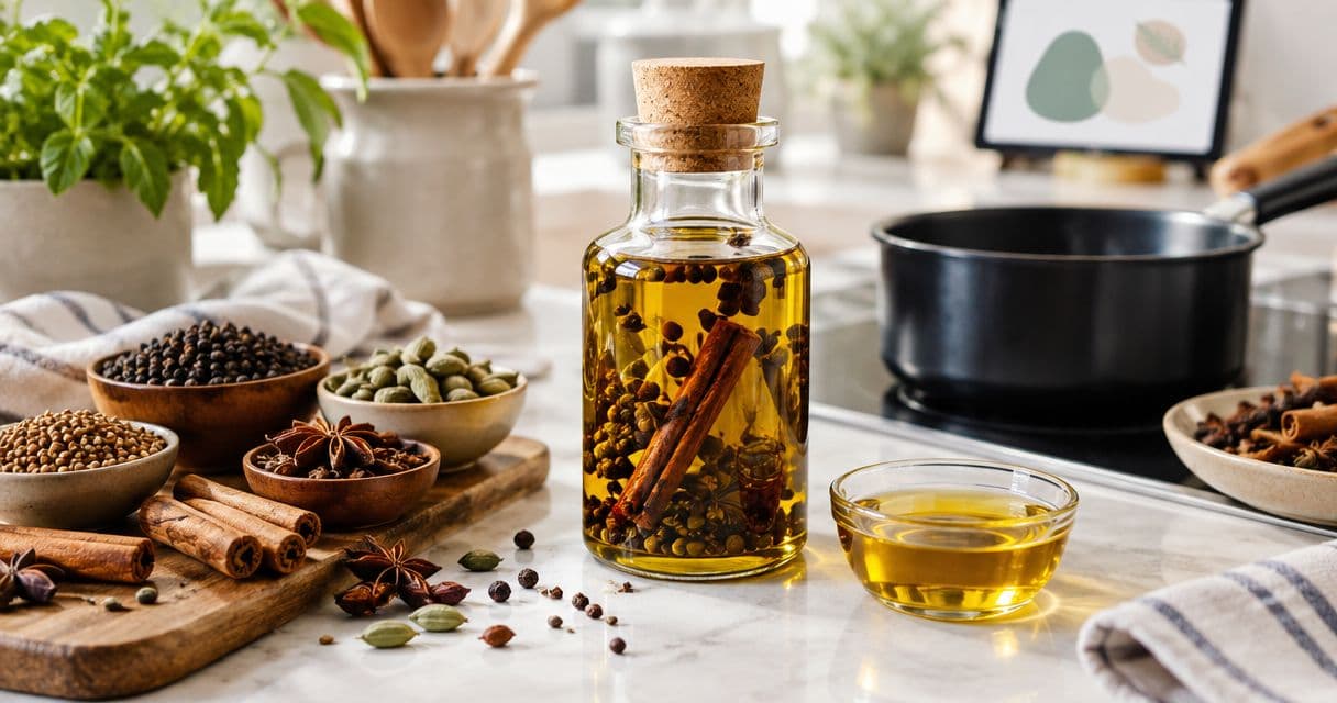 Whole spices to toasted spice oil infusions: complete 2026 bloom and infuse workflow