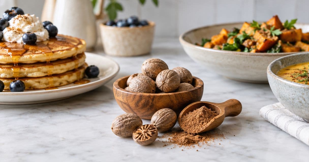Can you use whole nutmeg in both sweet and savory dishes?