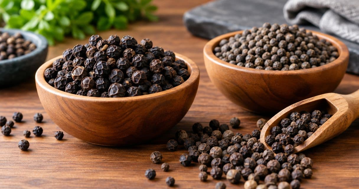 Is Tellicherry pepper stronger than regular black pepper?
